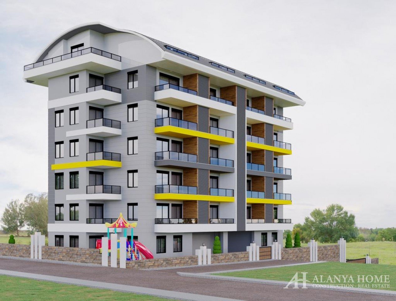 Life Hill Residance Avsallar Alanya Antalya Türkiye satılık müteahhitten yeni binada taksitli daire 